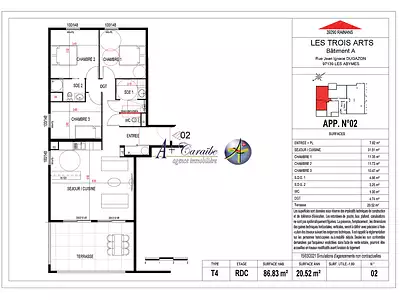 Appartement, 86 m²