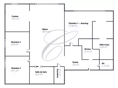 Appartement, 96 m²
