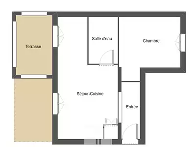 Appartement, 36,09 m²