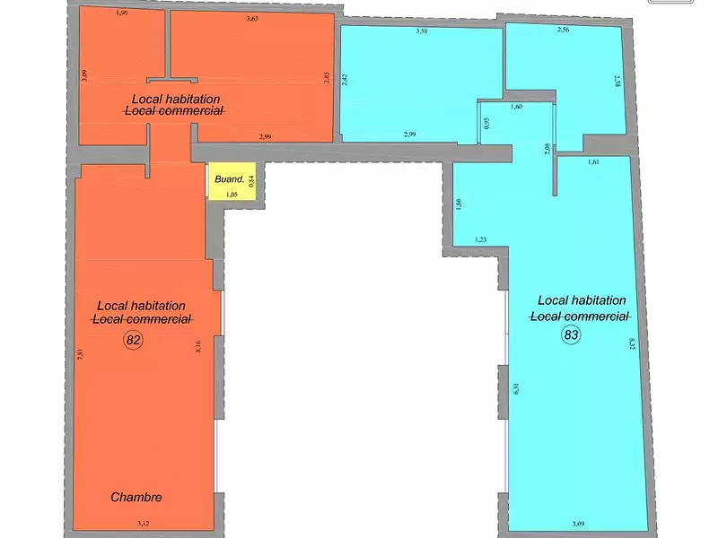 Appartement, 84,29 m²