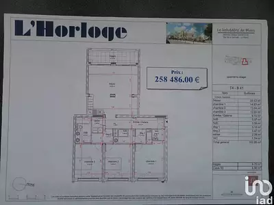 Appartement, 101 m²