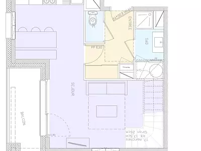 Appartement, 58,23 m²