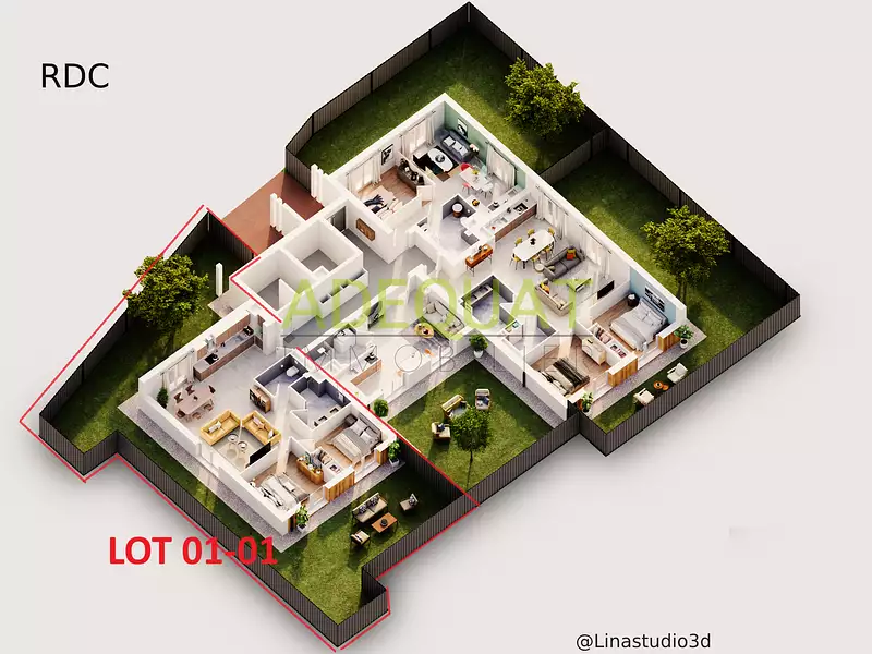 Appartement, 75,13 m²