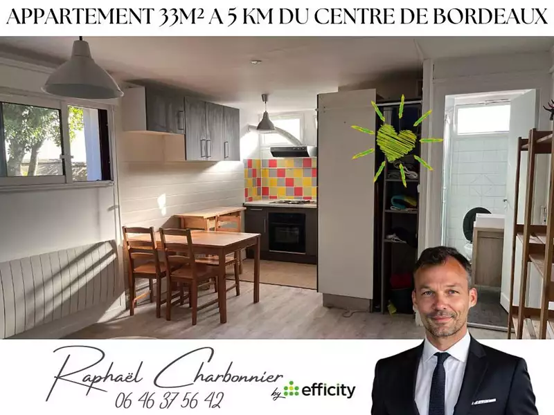 Appartement, 33 m²