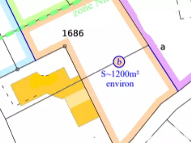 Terrain, 1 200 m²