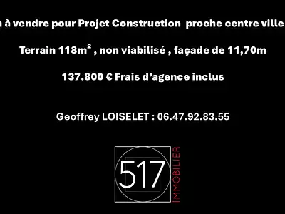 Terrain, 118 m²