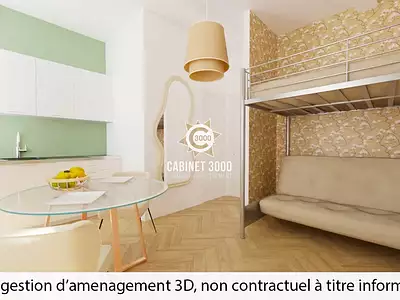 Appartement, 17 m²