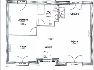 Maison, 60 m²