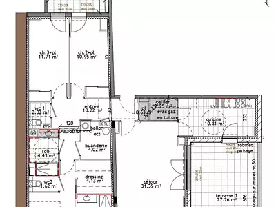Appartement, 111 m²