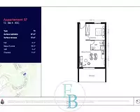 Appartement, 37,5 m²