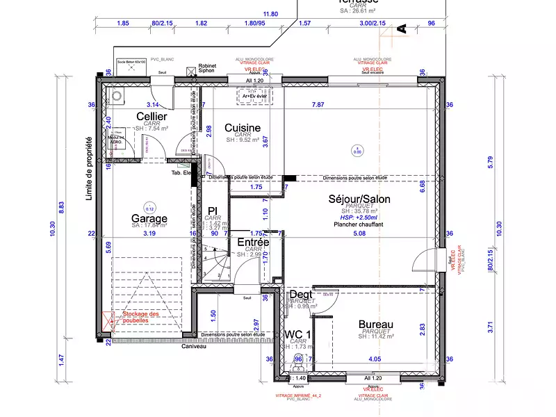 Maison, 119 m²