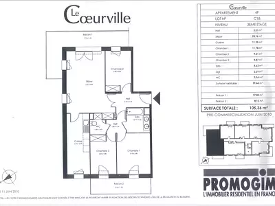 Appartement, 81,5 m²