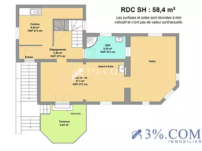 Maison, 100 m²