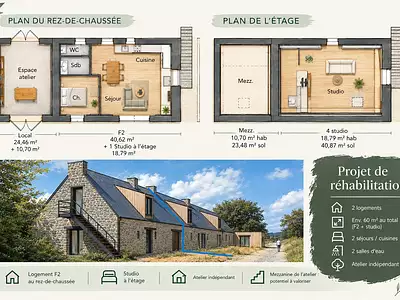 Maison, 80 m²