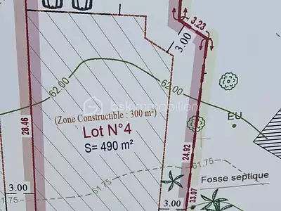 Terrain, 490 m²