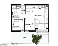 Appartement, 55,64 m²