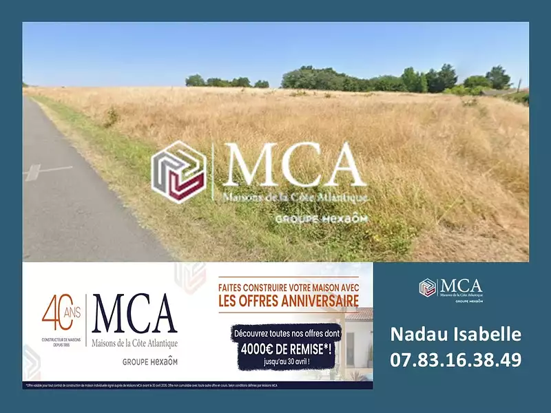 Terrain à bâtir, 410 m²