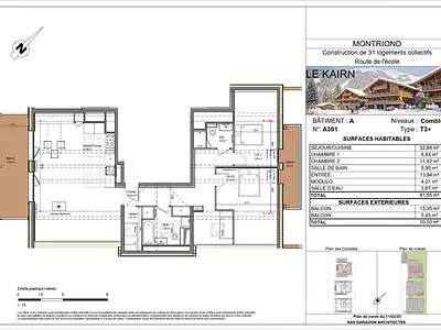 Appartement, 81,55 m²