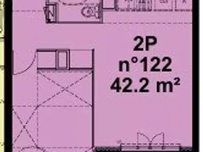 Appartement, 42,2 m²