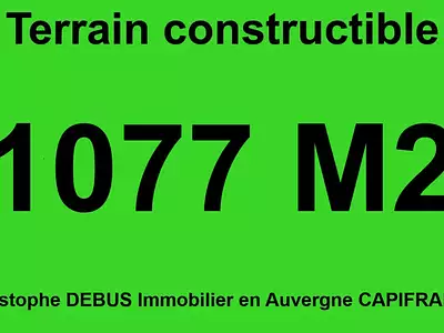 Terrain, 1 077 m²