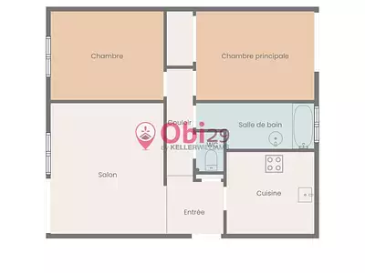 Appartement, 75 m²