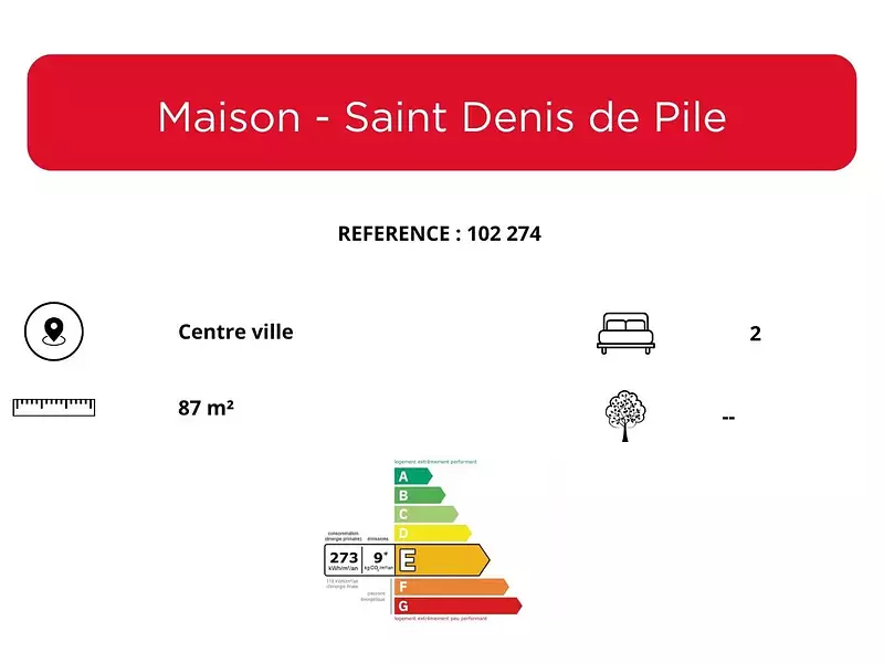 Maison, 87 m²