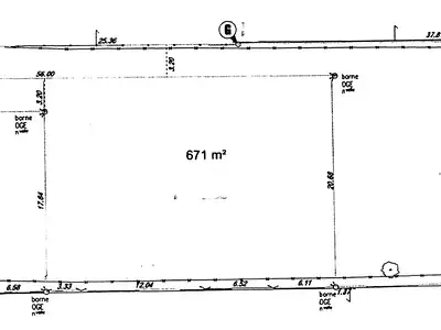 Terrain, 671 m²