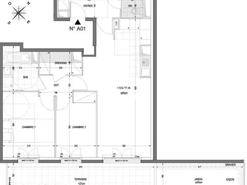 Appartement, 66 m²