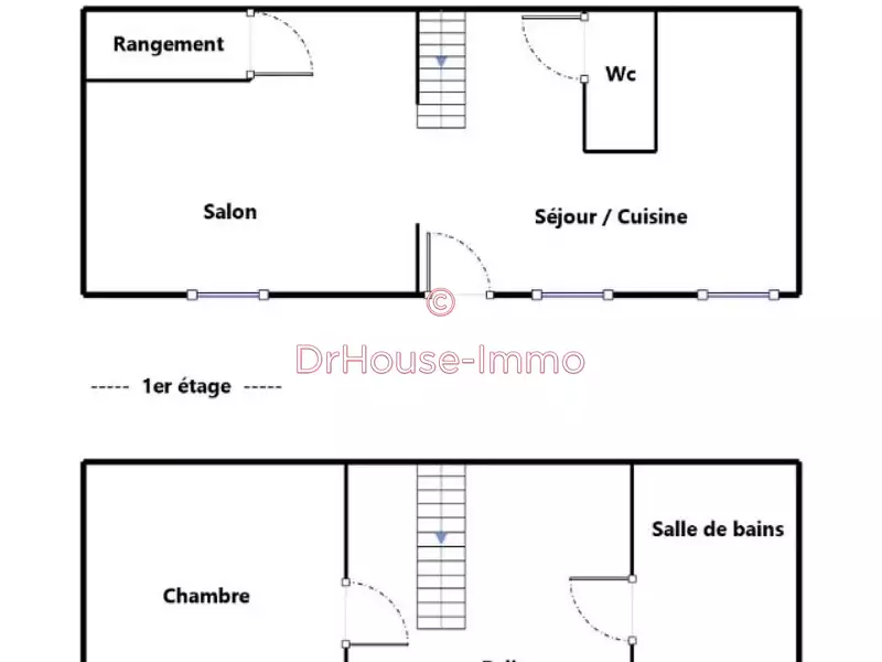 Appartement, 52 m²