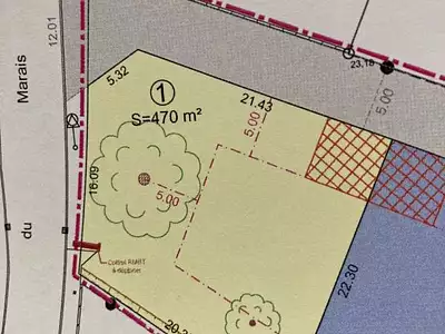 Terrain, 470 m²