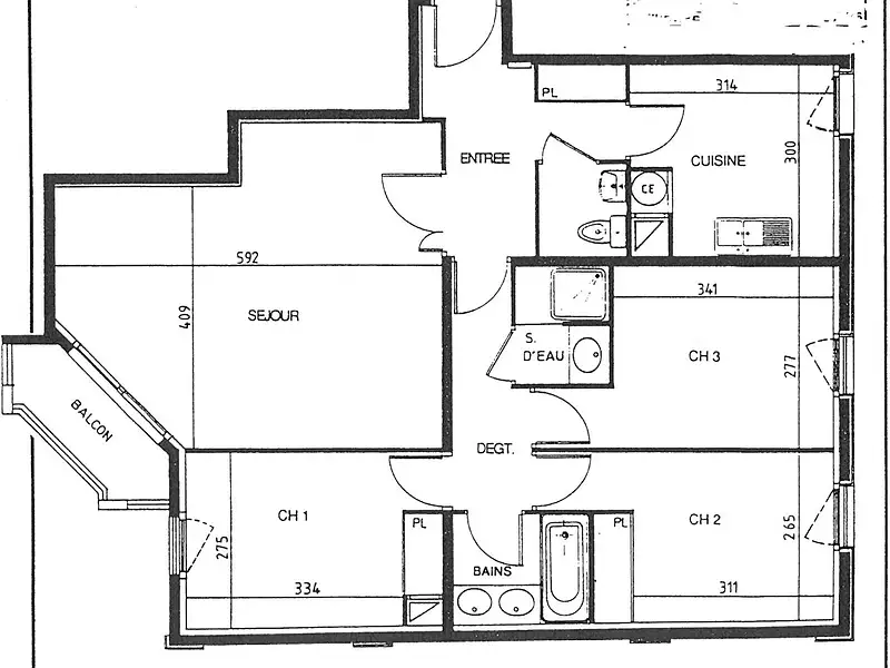 Appartement, 85,1 m²