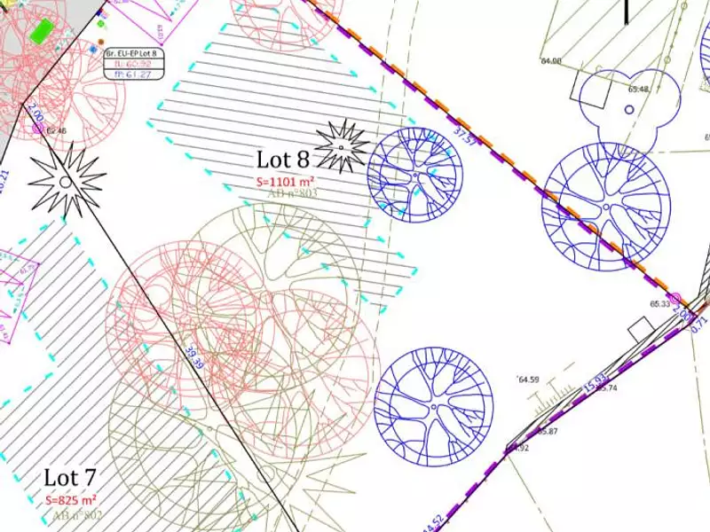 Terrain, 1 101 m²