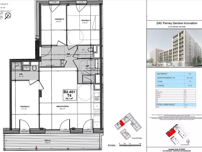Appartement, 79,1 m²