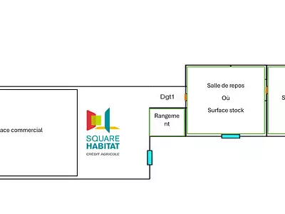 Immeuble, 122 m²
