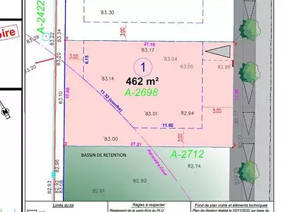 Terrain, 462 m²