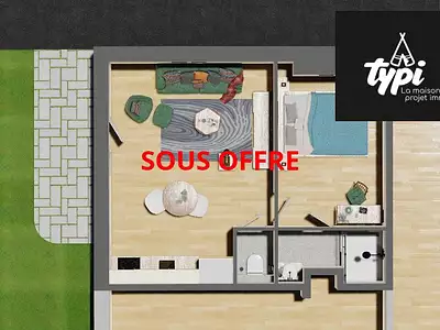 Appartement, 29,38 m²