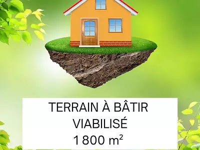 Terrain, 1 800 m²