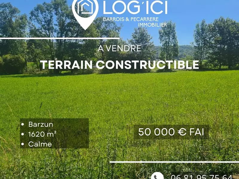 Terrain, 1 620 m²