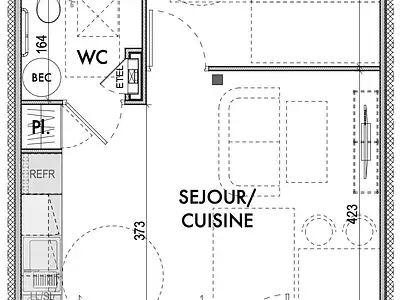 Maison, 39,15 m²