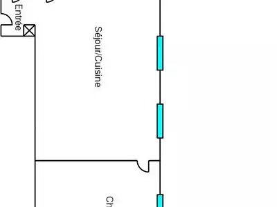 Appartement, 30 m²