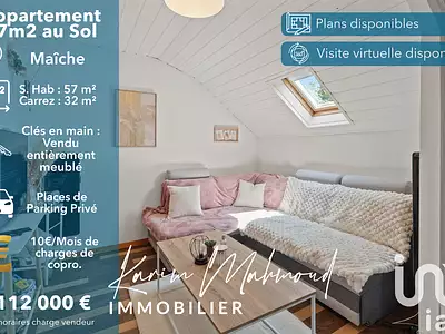 Appartement, 57 m²