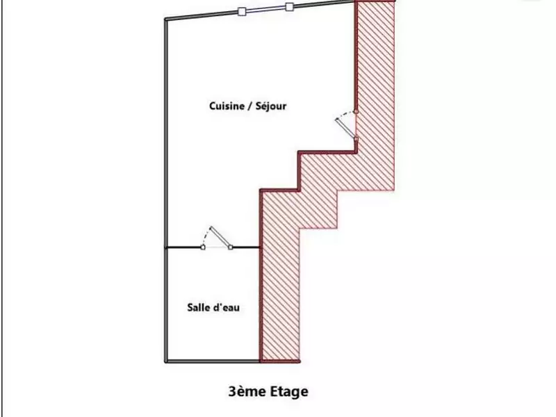 Appartement, 15 m²
