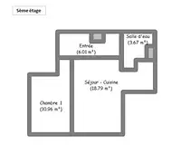 Appartement, 40 m²