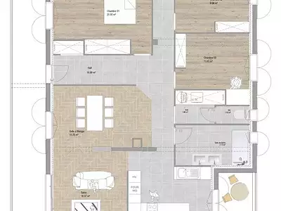 Appartement, 121 m²