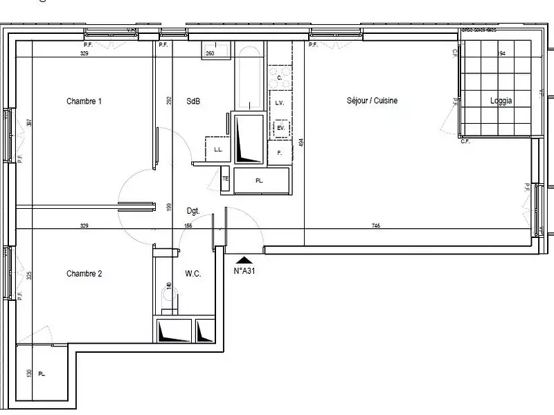 Appartement, 66 m²