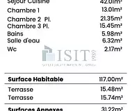 Appartement, 117 m²