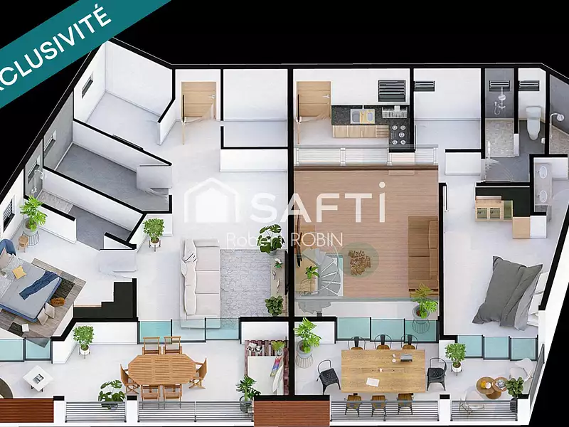 Immeuble, 287 m²