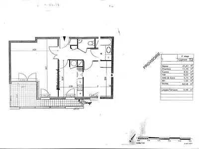 Appartement, 29,1 m²