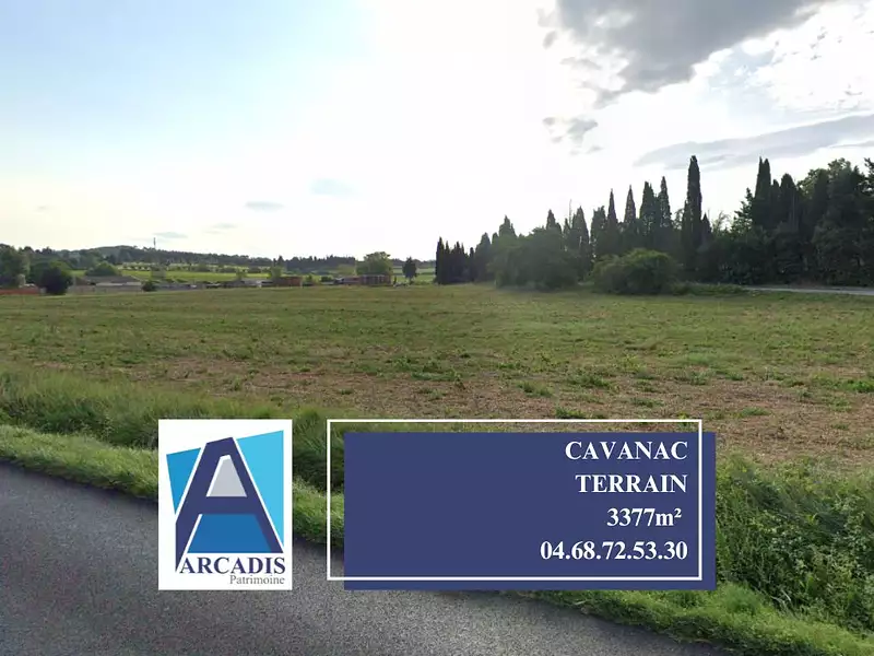 Terrain, 3 377 m²