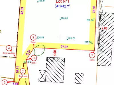 Terrain, 1 442 m²